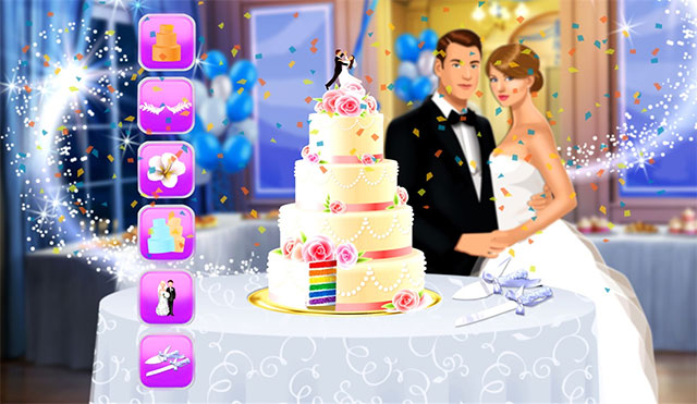 Chọn bánh cưới và trang trí không gian tiệc cưới hoành tráng trong Wedding Day Planner