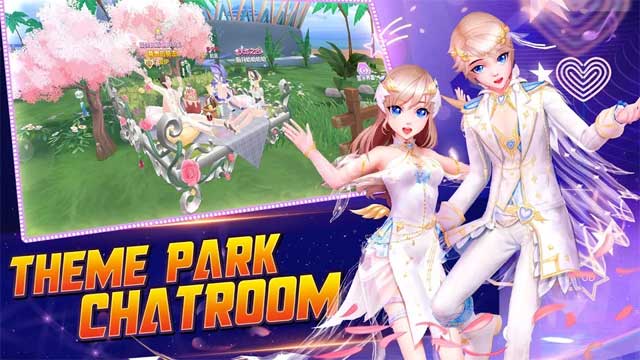 Tương tác với người chơi khác thông qua Cộng đồng và Phòng chat trong game