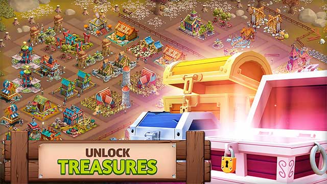 Truy tìm kho báu và tích cực kiếm tiền để phát triển nền kinh tế trong Fantasy Forge