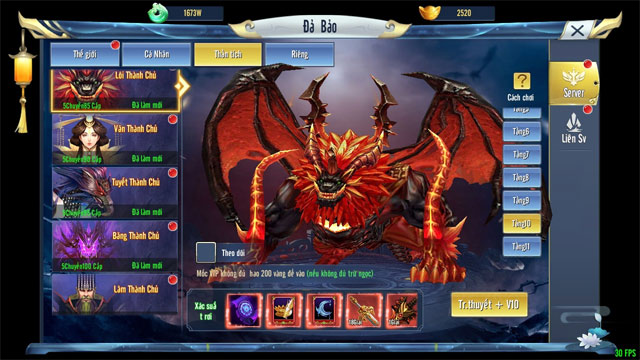 Boss Thần Tích