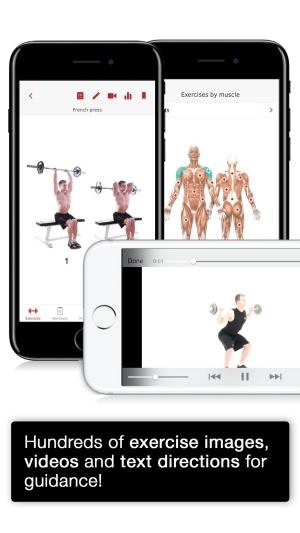 Full Fitness có hàng trăm bài tập được hướng dẫn bằng hình ảnh, video và text