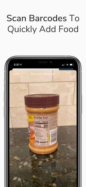 Scan mã vạch để thêm thực phẩm nhanh chóng