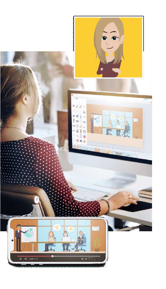 Vyond tạo hoạt ảnh sinh động trong video