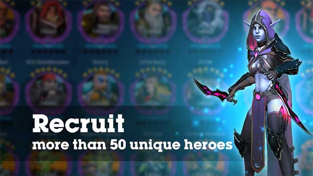 Hơn 50 nhân vật từ 7 chủng tộc sẽ cùng bạn tham gia vào thế giới Dragon Championss 