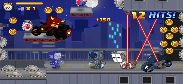Avenger X Hero Wars là game hành động người chạy hấp dẫn