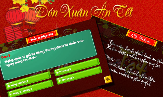 Trắc nghiệm Tết