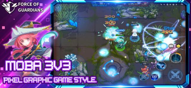 Force of Guardians là game MOBA hấp dẫn, đồ họa pixel siêu dễ thương