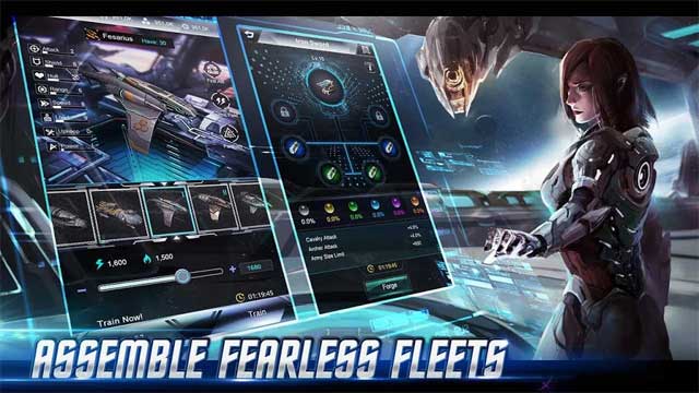 Thu thập những chiến hạm không gian mạnh mẽ 