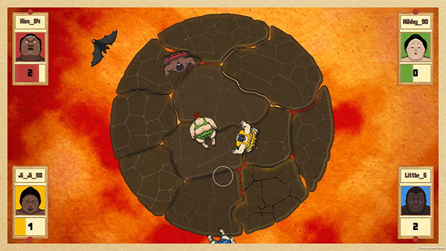 Bạn đã sẵn sàng bước vào võ đài online sinh tử trong Circle of Sumo: Online Rumble!