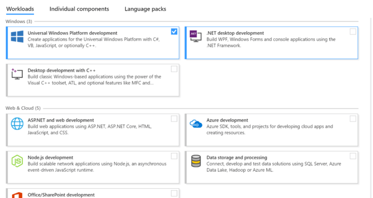 Cài đặt Visual Studio Community