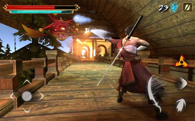 Hãy thay đổi số phận của bạn trong Takashi - Ninja Warrior for Android