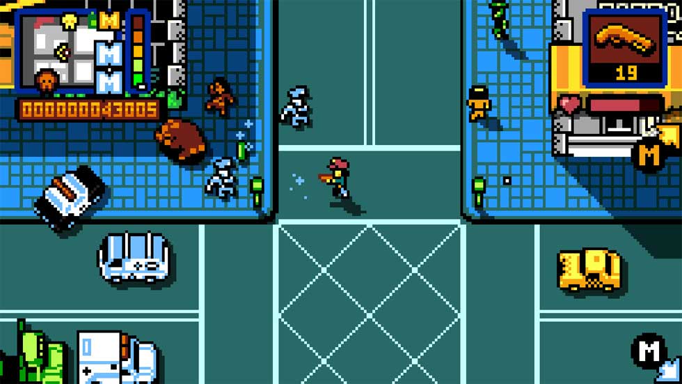 Đồ họa độc đáo của Retro City Rampage DX