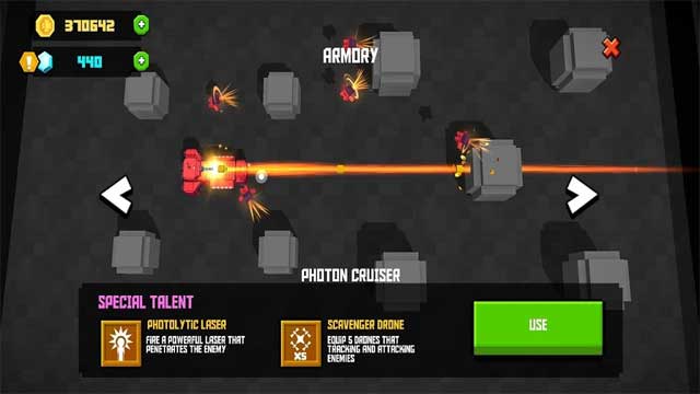 Tank Block Blast có hệ thống điều khiển dễ dàng và thân thiện với người dùng
