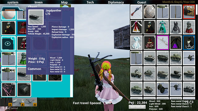 Game Girls' Civilization cho phép tùy chỉnh mọi khía cạnh