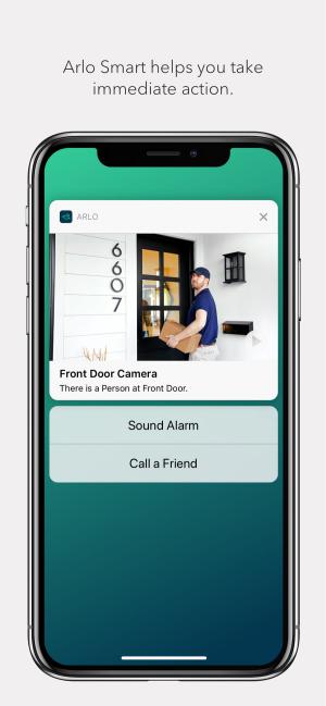 Arlo cho bạn thực hiện hành động tức thời mà không cần bật điện thoại