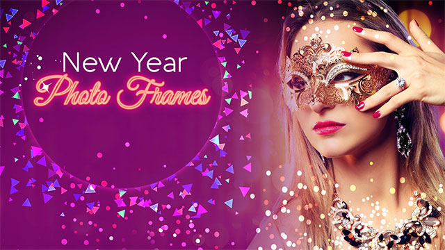 New Year Photo Frames cung cấp hàng loạt khung ảnh chủ đề năm mới