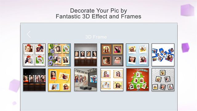 Thêm hiệu ứng 3D, khung ảnh, chèn text và sticker vào ảnh