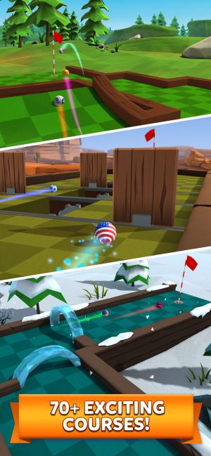 Rất nhiều thách thức thú vị đang chờ bạn trong Golf Battle