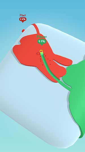 Paper io 3D Android có đồ họa 3D tuyệt đẹp