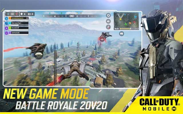 Trải nghiệm chế độ Battle Royale mới lên đến 40 người chơi