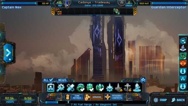 Trong Star Traders: Frontiers, bạn sẽ phải cố gắng kiếm sống trong một thế giới đầy thù địch