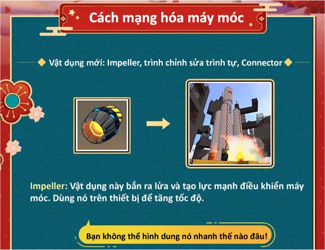 Mini World 0.41 mang tới cuộc cách mạng hóa máy móc
