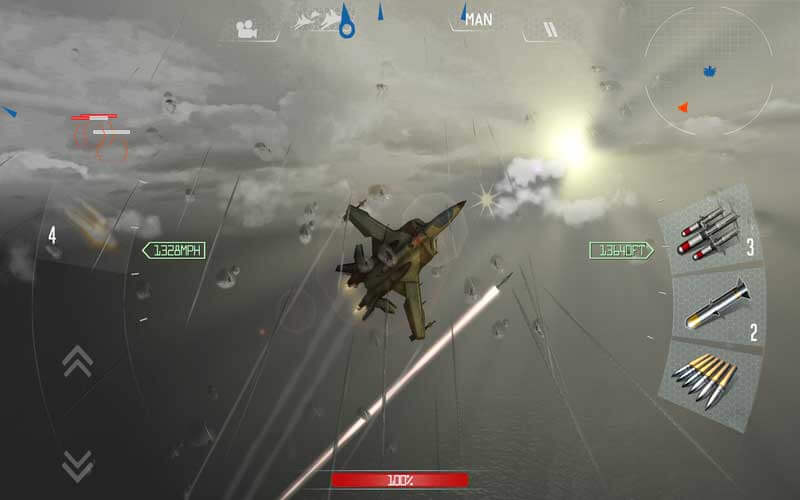Đồ họa Sky Gamblers Air Supremacy cho Mac vô cùng sắc nét