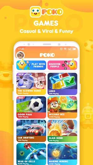 POKO có rất nhiều trò chơi vui nhộn