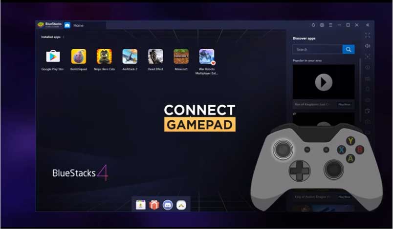 Kết nối Gamepad khi sử dụng BlueStacks