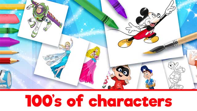 Hãy tạo ra những kiệt tác từ 100 nhân vật đến từ vũ trụ Disney và Pixar