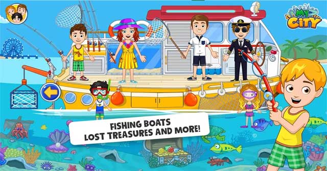 Trải nghiệm cuộc sống thú vị trên du thuyền trong game My City: Boat Adventures