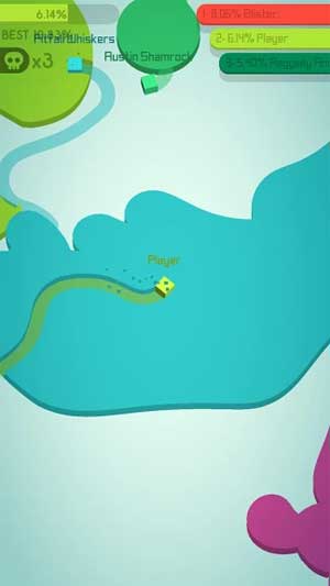 Paper io 2 có đồ họa tươi sáng