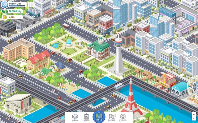 Pocket City: Windows Edition là game mô phỏng xây thành phố hiện đại
