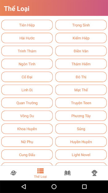 Thể loại truyện