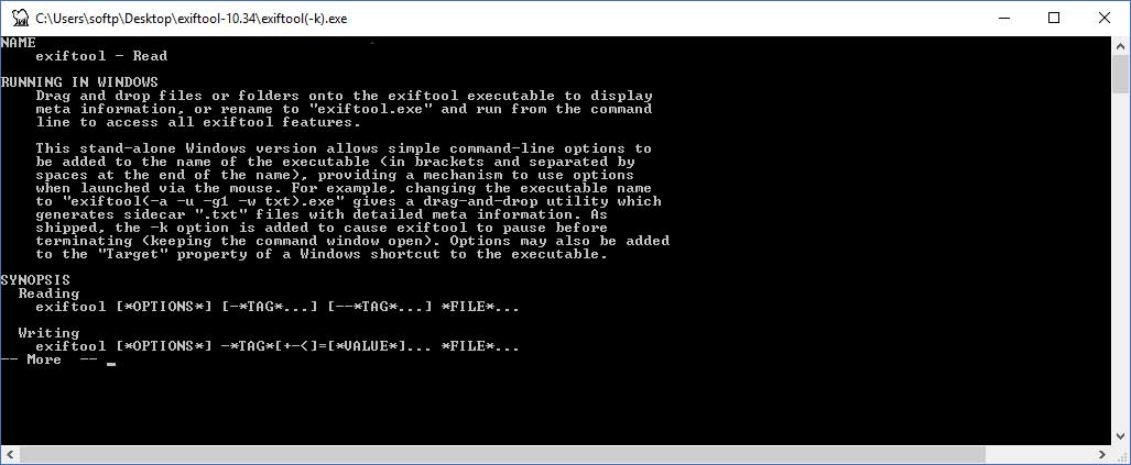 Cập nhật ExifTool mới nhất