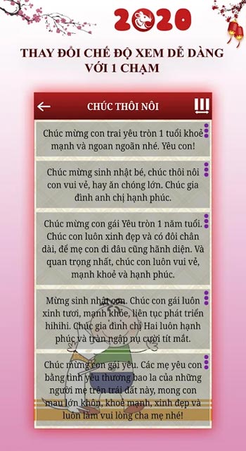 Lời chúc thôi nôi