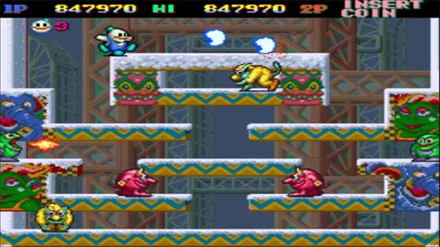 SNOW BROS. Classic là bản Android của trò chơi platform cổ điển Snow Bros