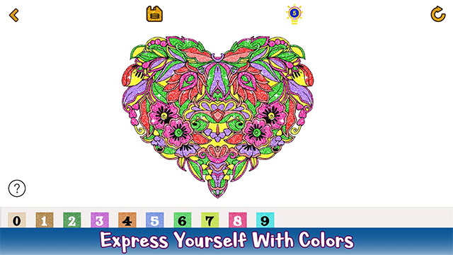 Tô màu theo số giúp tăng cường khả năng tập trung, sự sáng tạo và thư giãn đầu óc