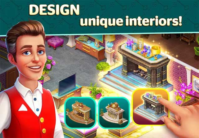 Lựa chọn giữa ba phong cách thiết kế khác nhau cho mỗi món đồ nội thất