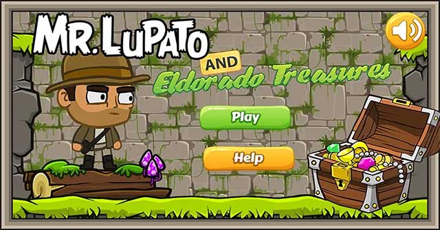 Giúp Mr. Lupato tìm kiếm kho báu trong game đi cảnh Mr. Lupato and Eldorado Treasure