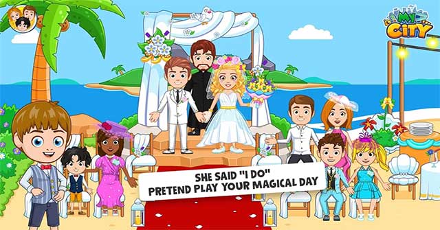 Lên kế hoạch cho đám cưới mơ ước của bé trong game My City: Wedding Party