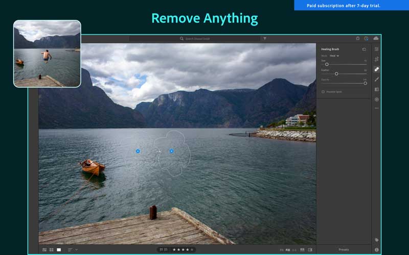 Adobe Lightroom CC 2020 cho Mac có thể loại bỏ mọi chi tiết thừa trong ảnh
