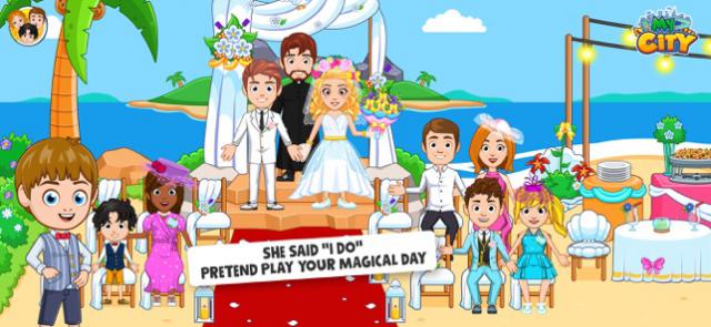My City: Wedding Party là game mô phỏng cho bé tự chuẩn bị tiệc cưới của chính mình