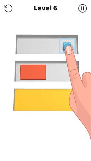 Di chuyển khối vuông để tô màu cho bảng màu xám