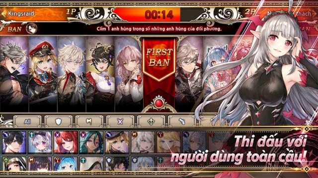 Tranh tài với người chơi toàn thế giới trong những trận chiến kịch tính