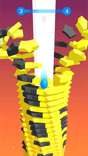 Stack Ball là game arcade vui nhộn