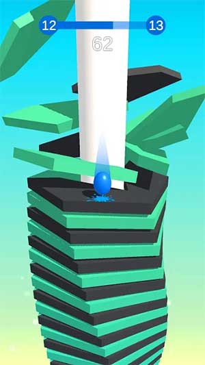 Stack Ball có gameplay giống Helix Jump