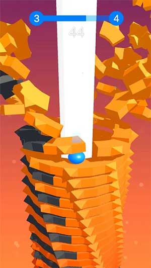 Stack Ball là game giết thời gian hiệu quả