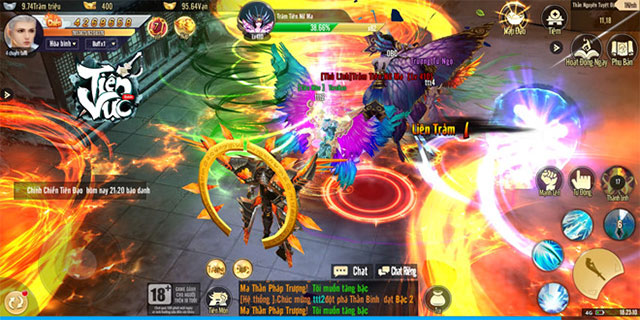 Game nhập vai tiên hiệp miễn phí Tiên Vực cho iOS