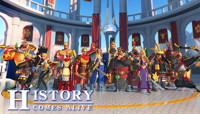 34 vị tướng huyền thoại trong lịch sử sẽ đổ bộ vào Rise of Kingdoms